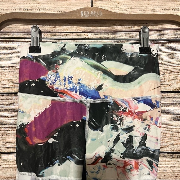 Lululemon Tights w/ Multicolour Print - No Size Dot Cross stitched RArE Barbie - Picture 5 of 11